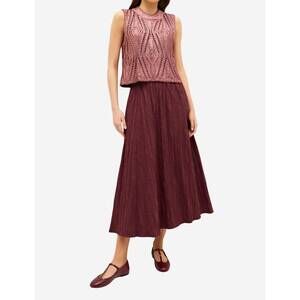 NEW MARIE OLIVER women's sasha skirt in merlot